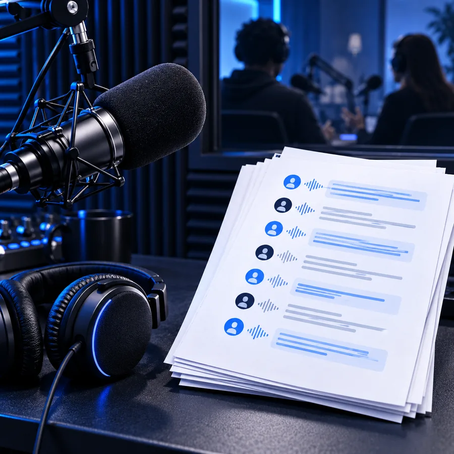 Beispiel für eine Podcast-Transkription