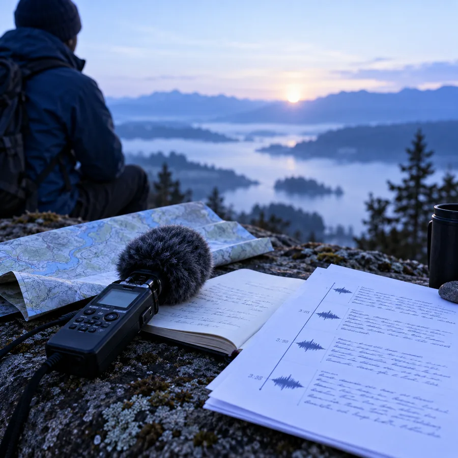 Beispiel für die Transkription eines Interviews vor Ort